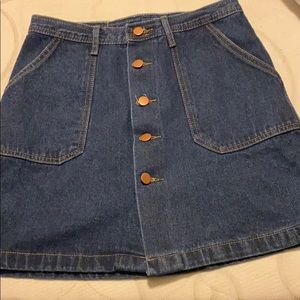 Denim skirt